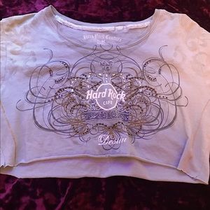 Hard Rock Cafe vintage crop top 🖤